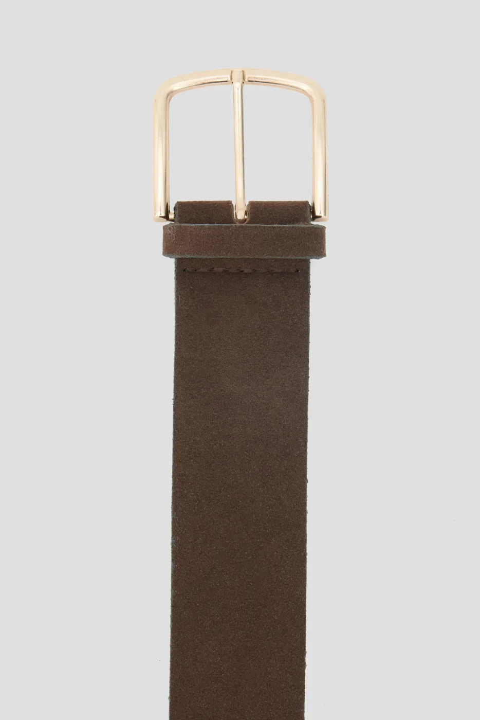 faux suede belt in brown