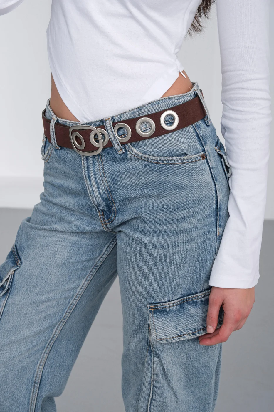 faux suede belt