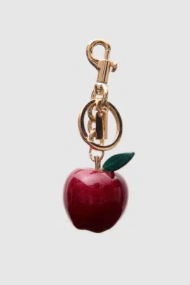 Apple bag charm