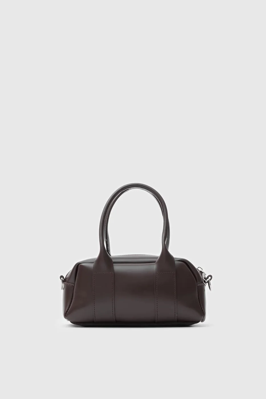 Faux leather crossbody bag Faux leather crossbody bag in dark brown