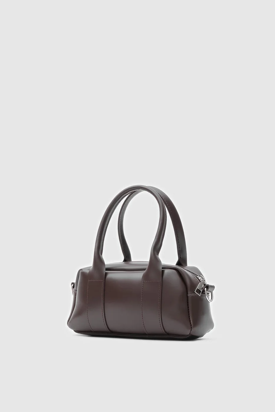 Faux leather crossbody bag Faux leather crossbody bag in dark brown