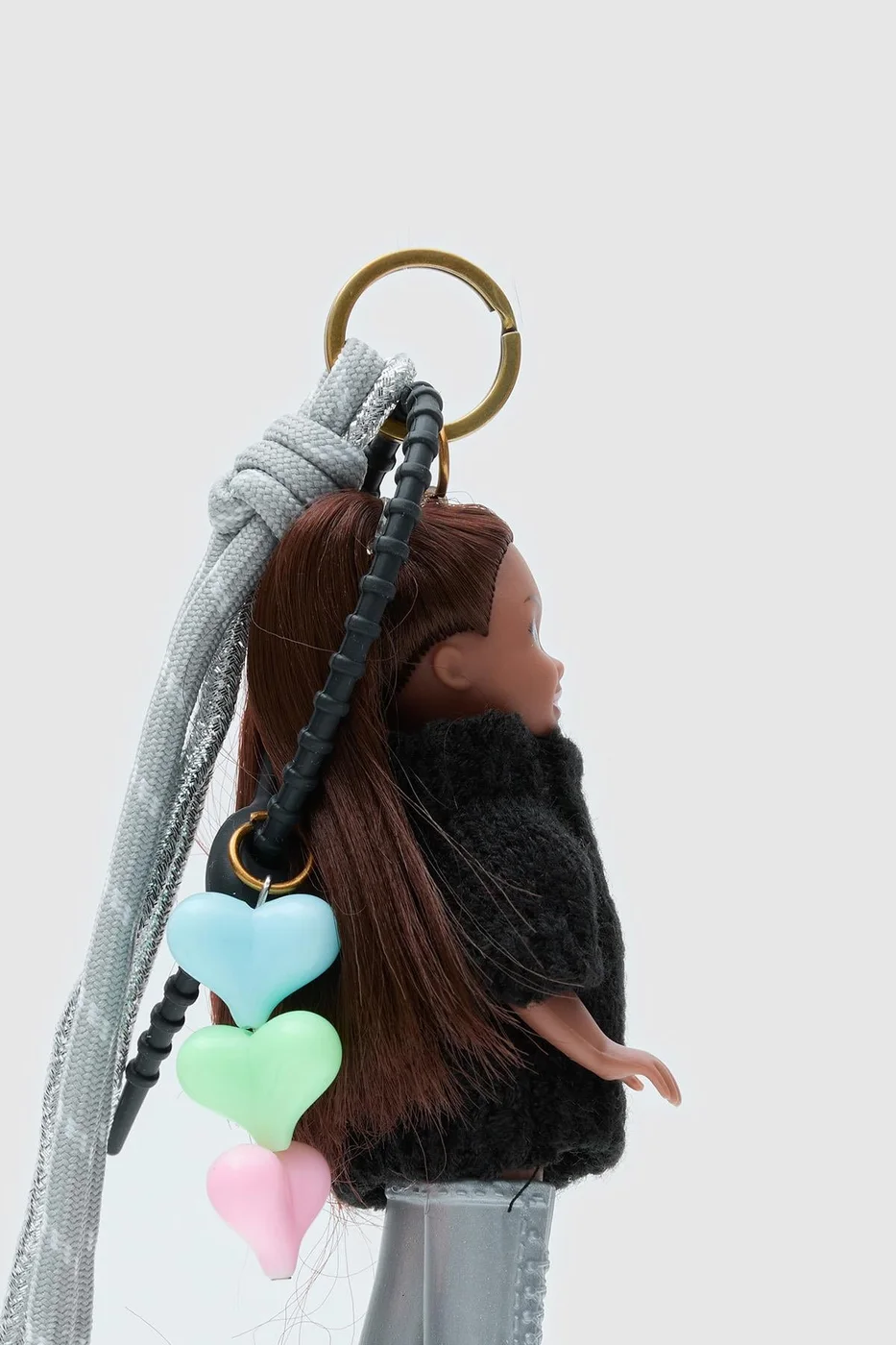 Bag charm accessory for bags Bag charm accessory for bags in black