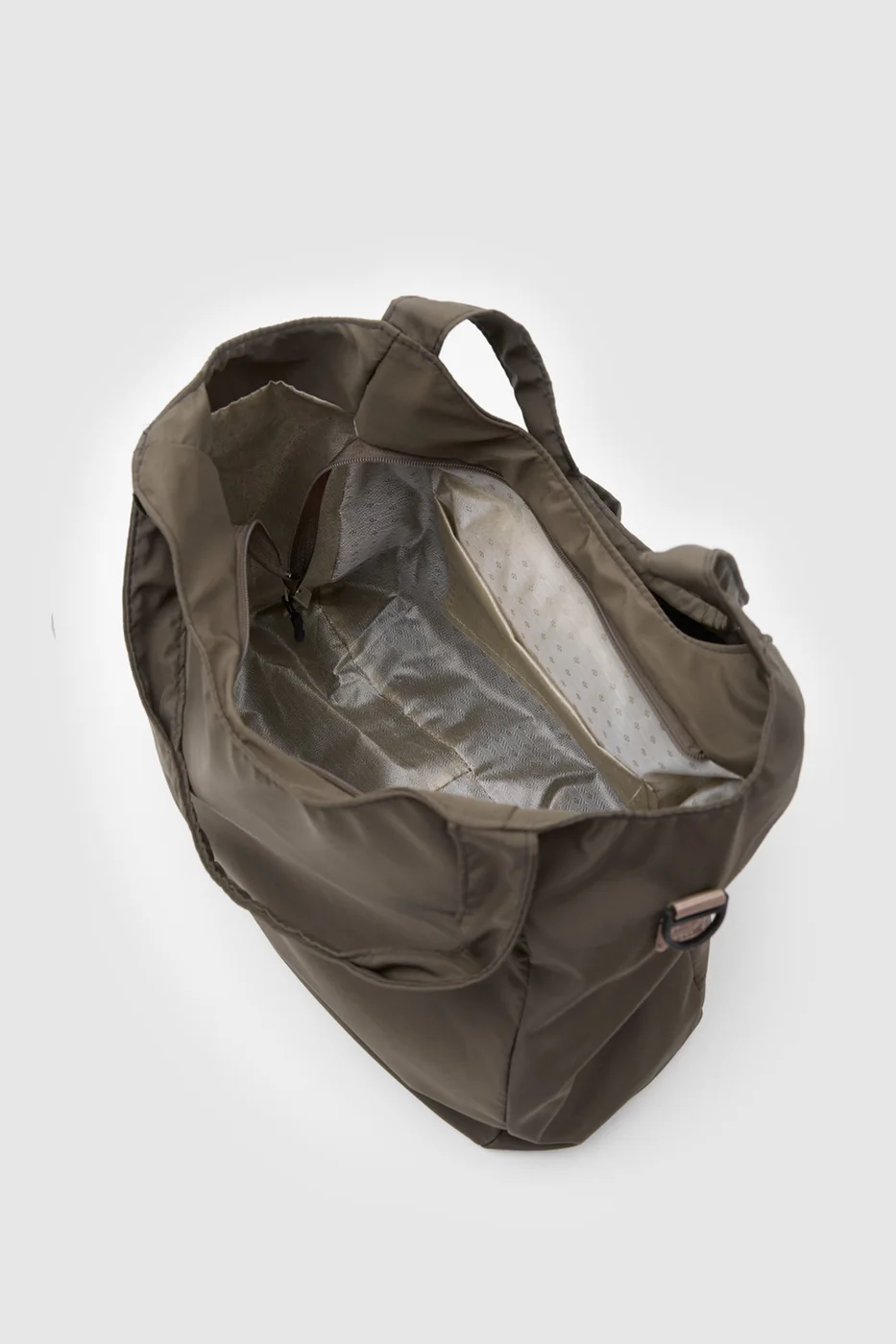 Technical Fabric Gym Bag in mocha