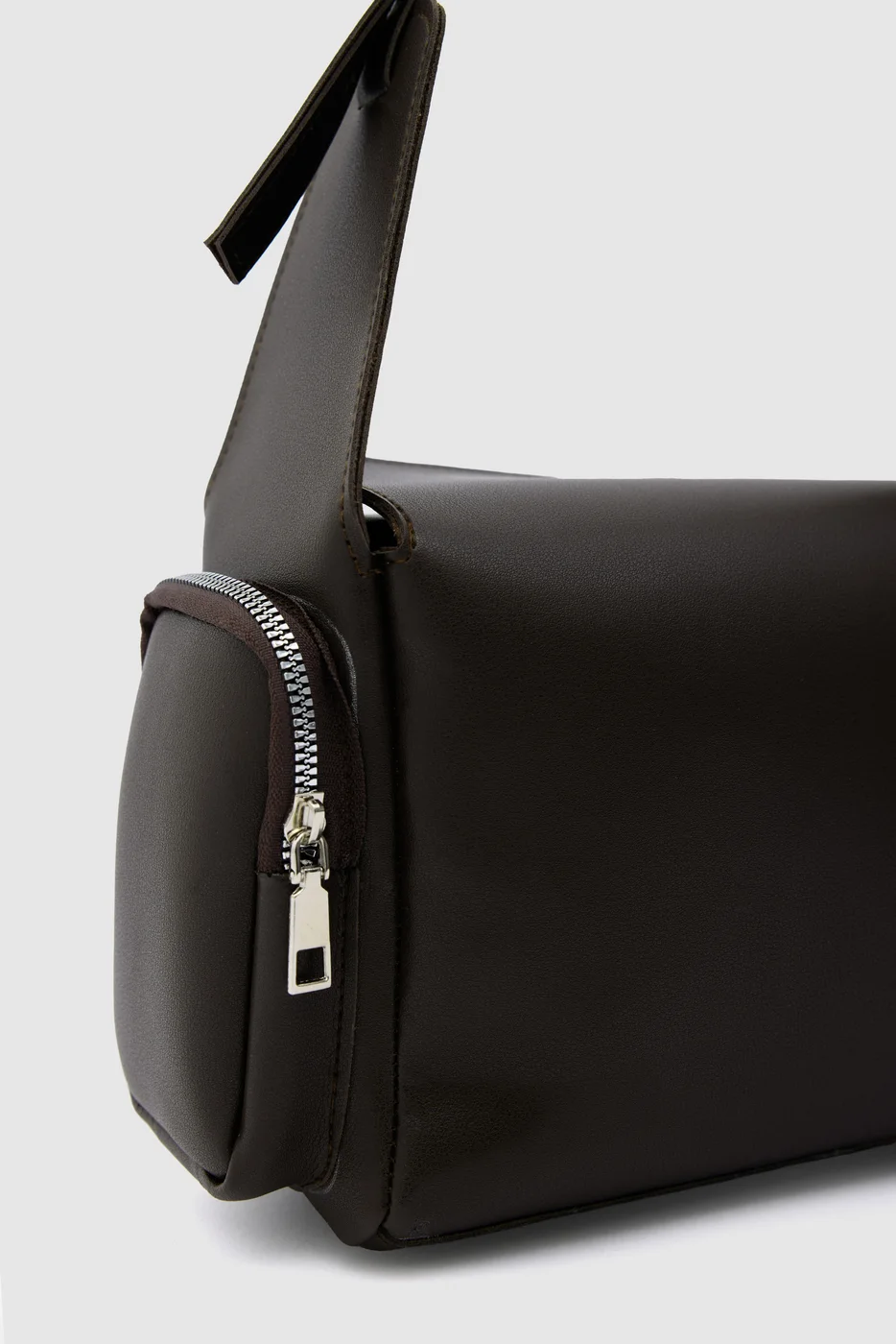 Faux leather crossbody bag Faux leather crossbody bag in brown