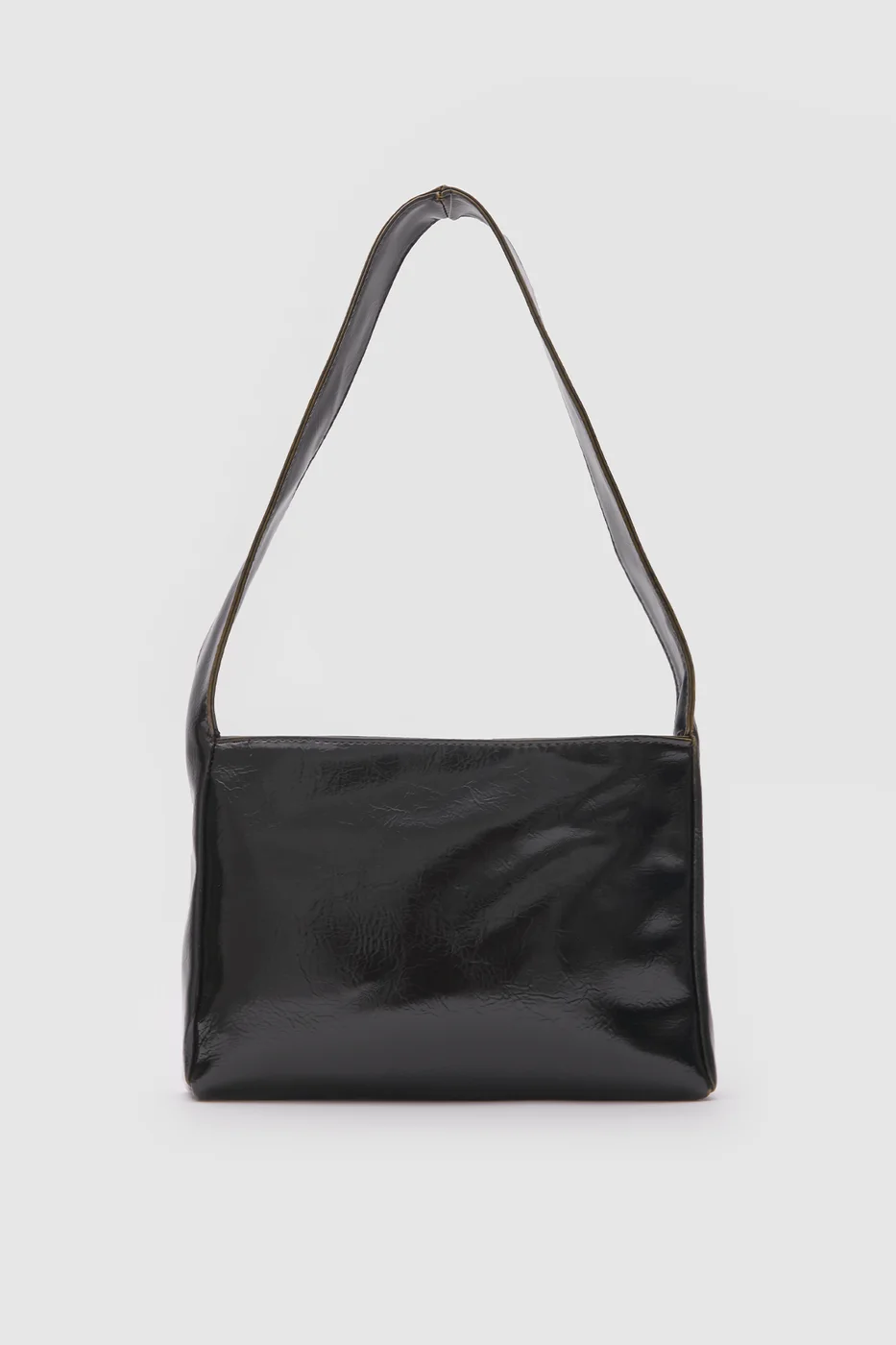 Faux leather baguette bag Faux leather baguette bag in green