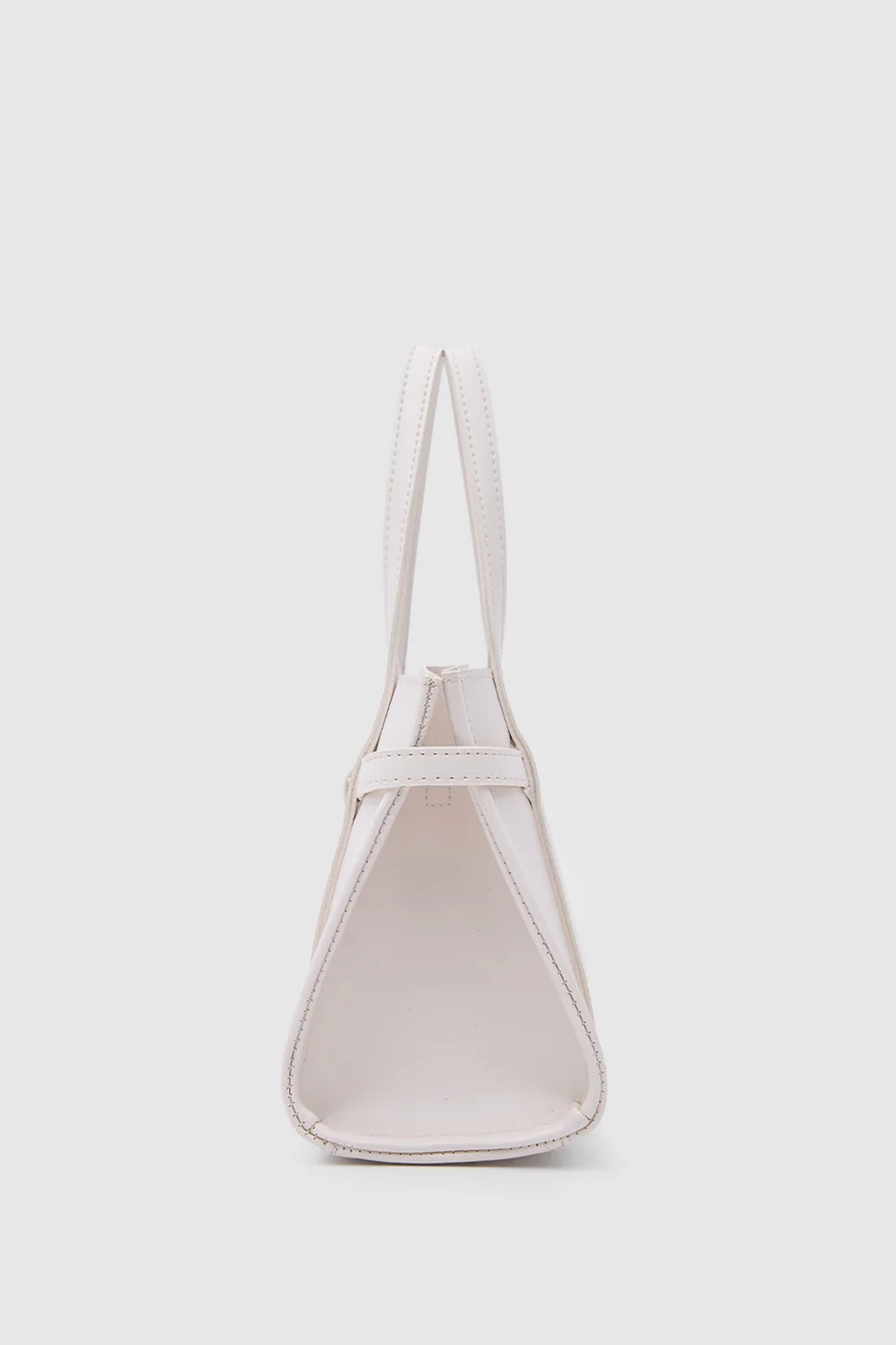 Faux leather crossbody bag Faux leather crossbody bag in cream