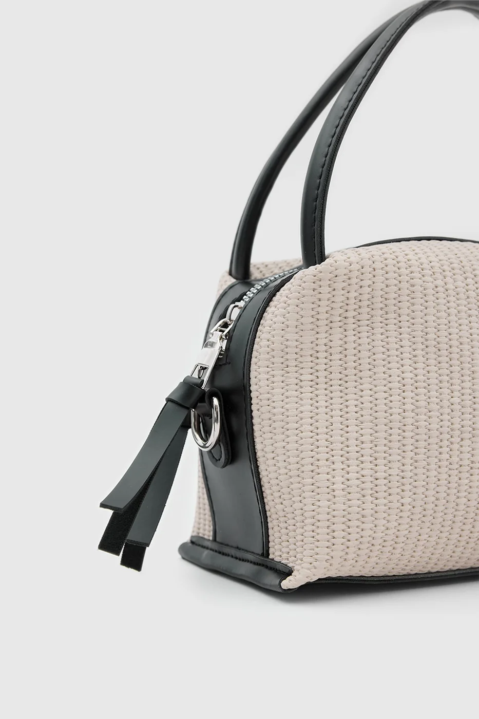 Woven Crossbody Bag for Stylish Women in cream