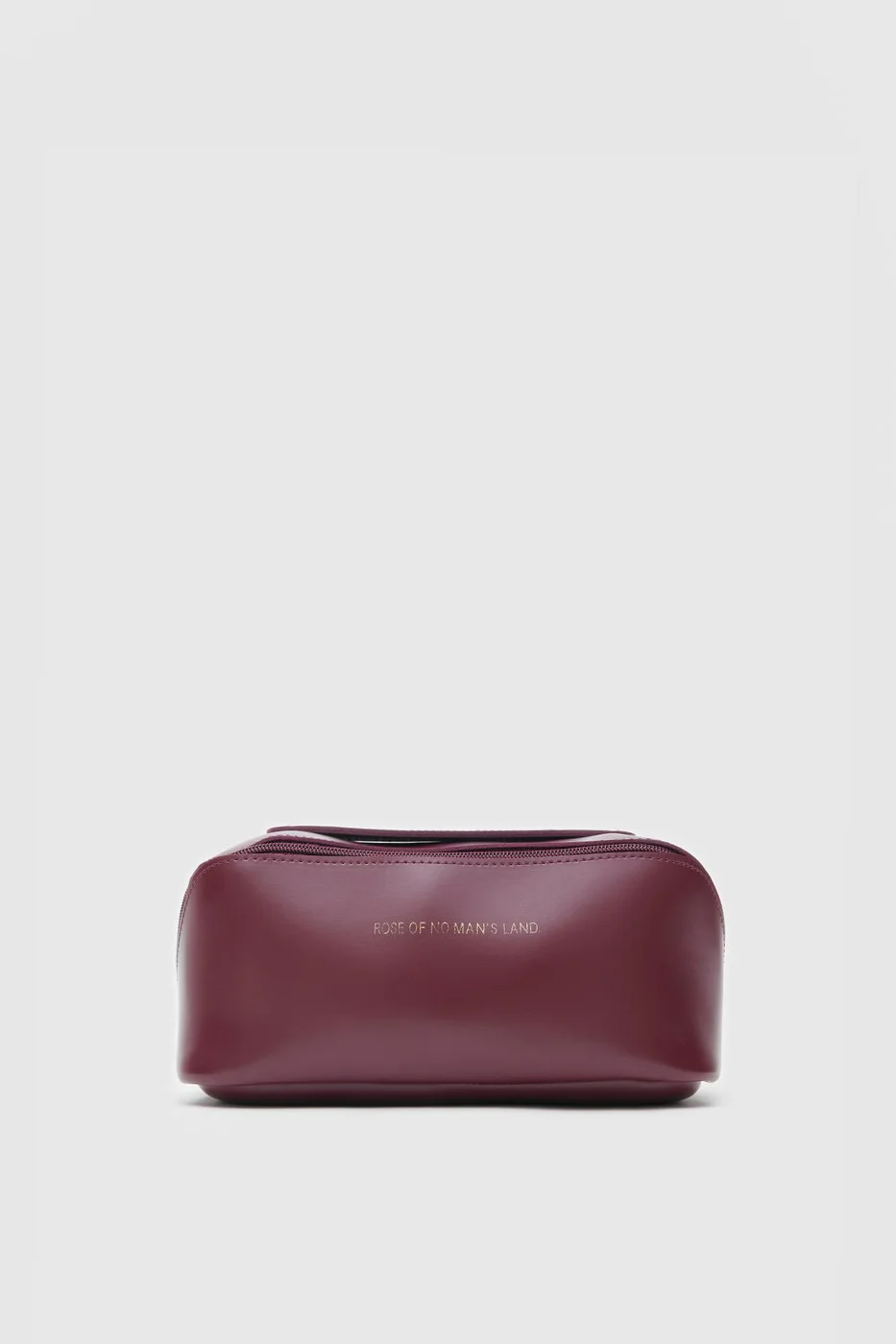 Faux leather cosmetic bag Faux leather cosmetic bag in burgundy
