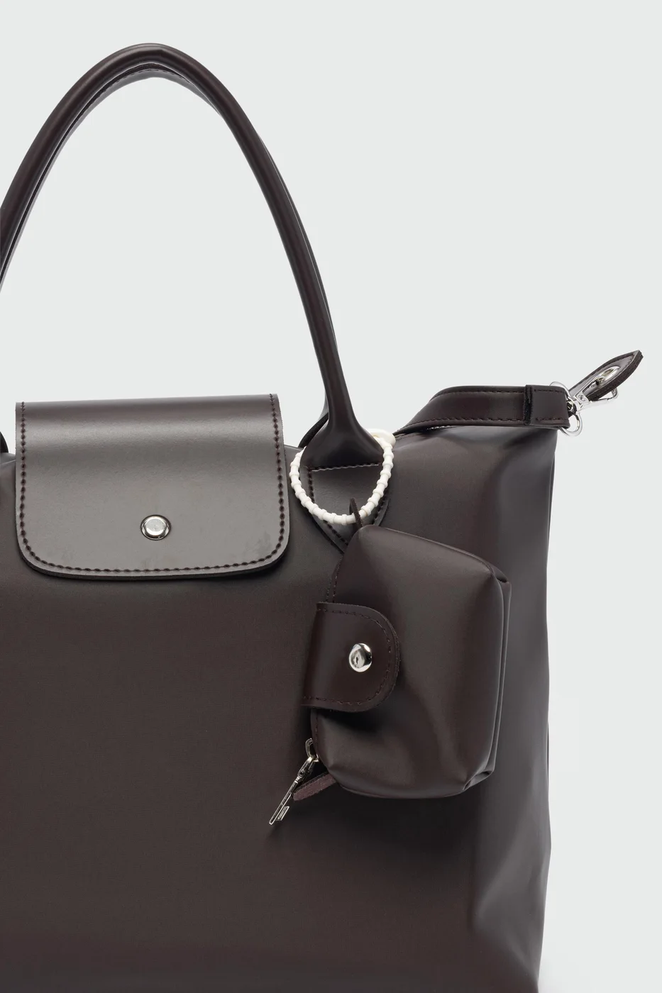 Faux Leather Shoulder Bag Faux Leather Shoulder Bag in brown