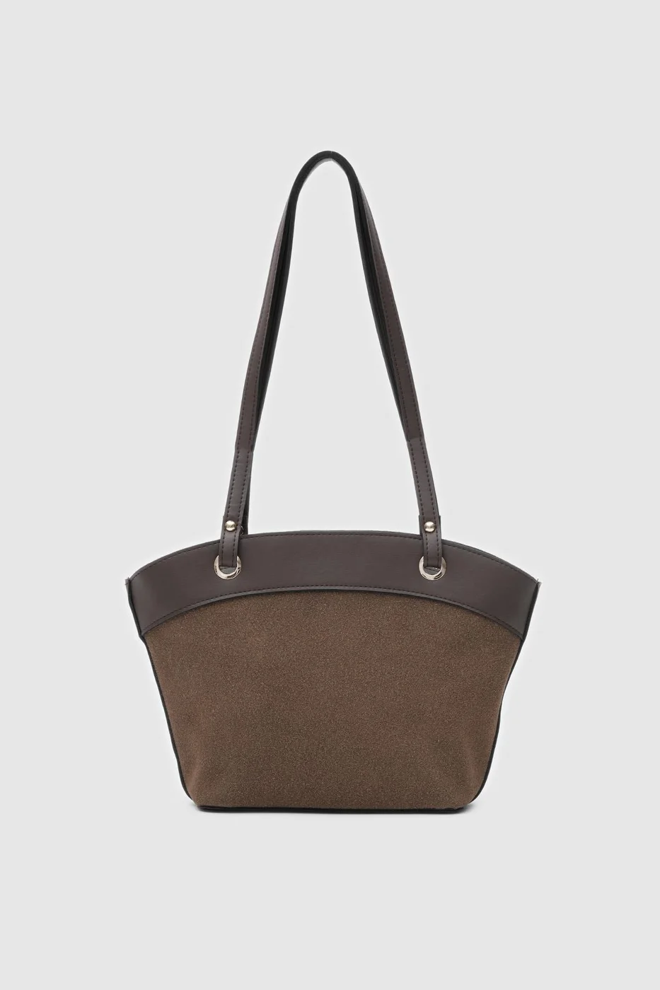 Faux Suede Shoulder Bag