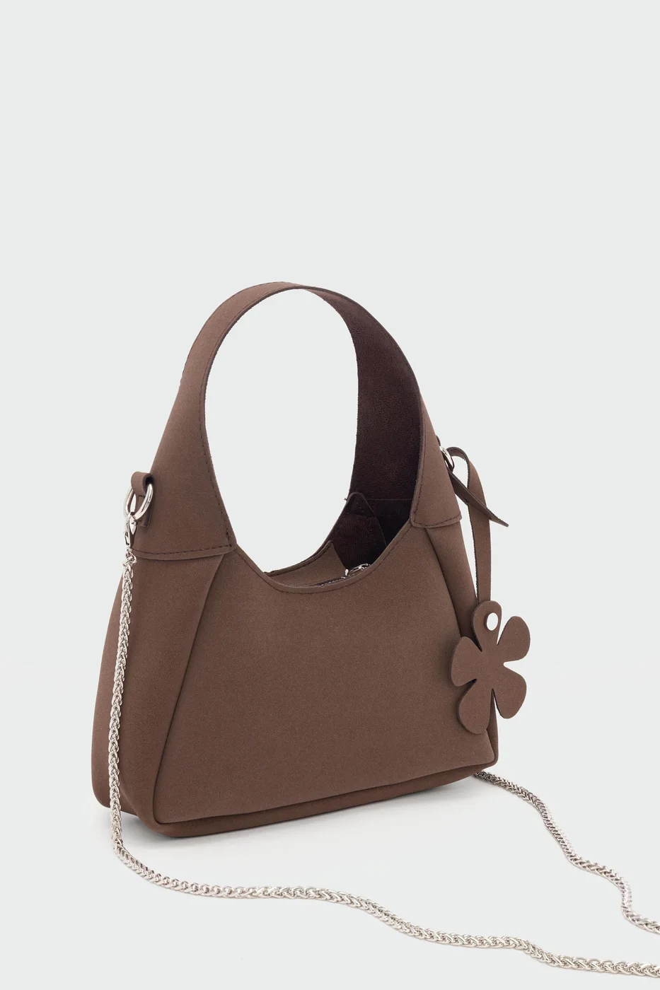 Faux leather shoulder bag Faux leather shoulder bag in brown