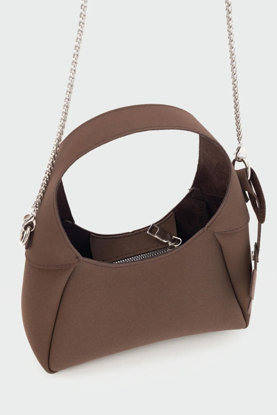 Faux leather shoulder bag Faux leather shoulder bag in brown