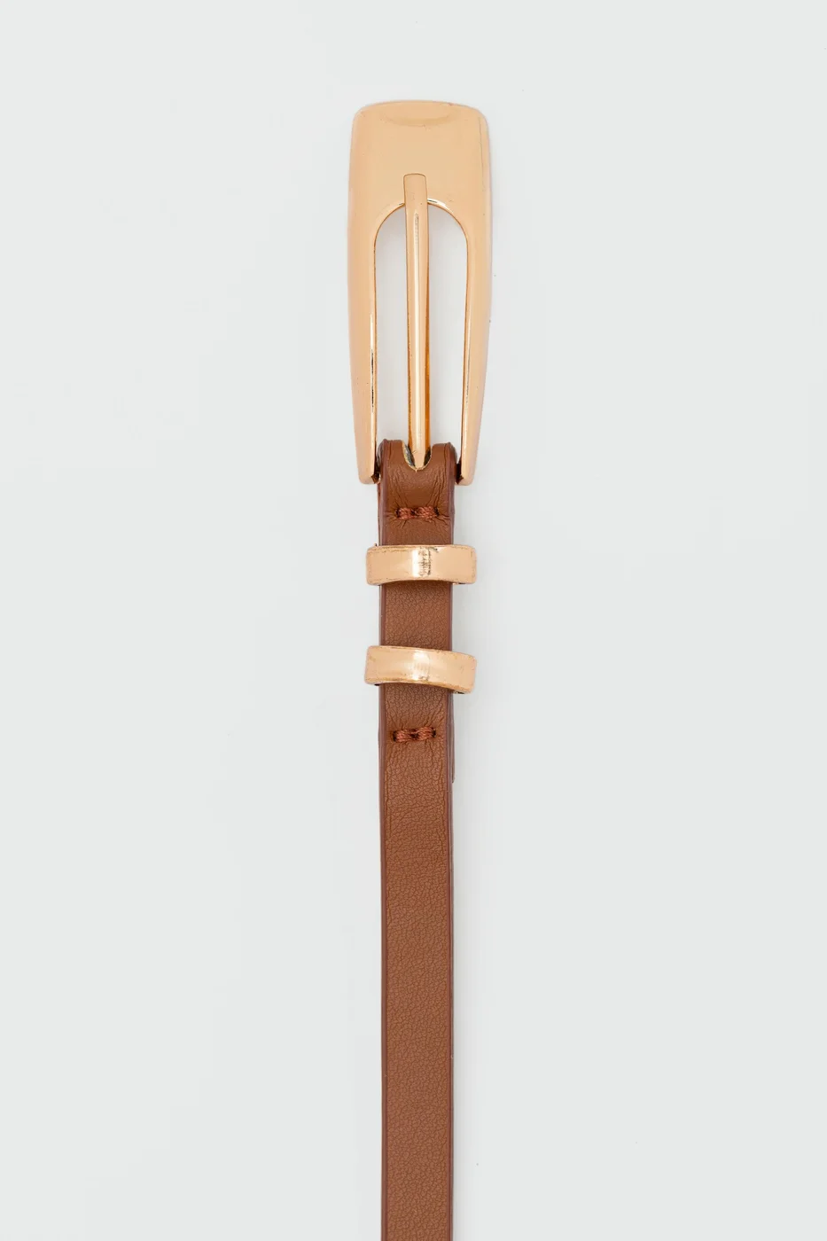 skinny faux leather belt skinny faux leather belt in tan