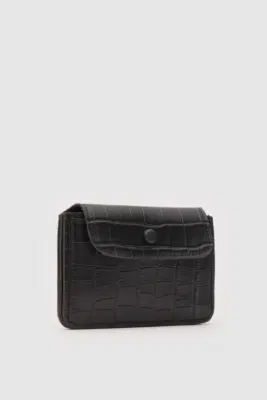 faux leather card holder