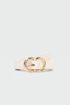 Faux leather belt for stylish outfits Faux leather belt for stylish outfits in cream