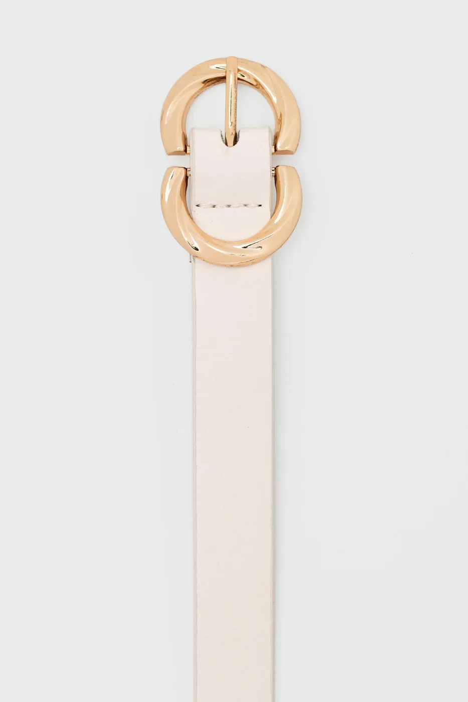 Faux leather belt for stylish outfits Faux leather belt for stylish outfits in cream