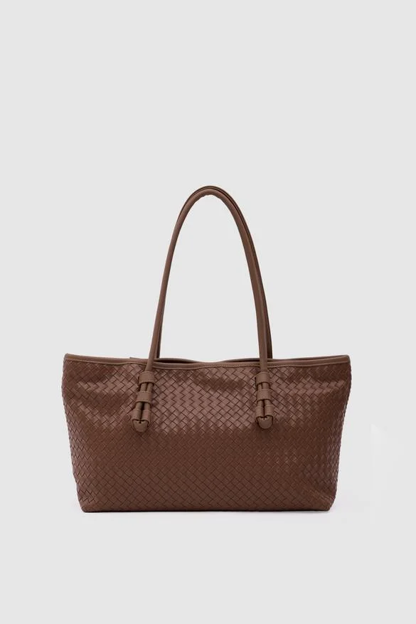 Faux Leather Shoulder Bag Faux Leather Shoulder Bag in tan