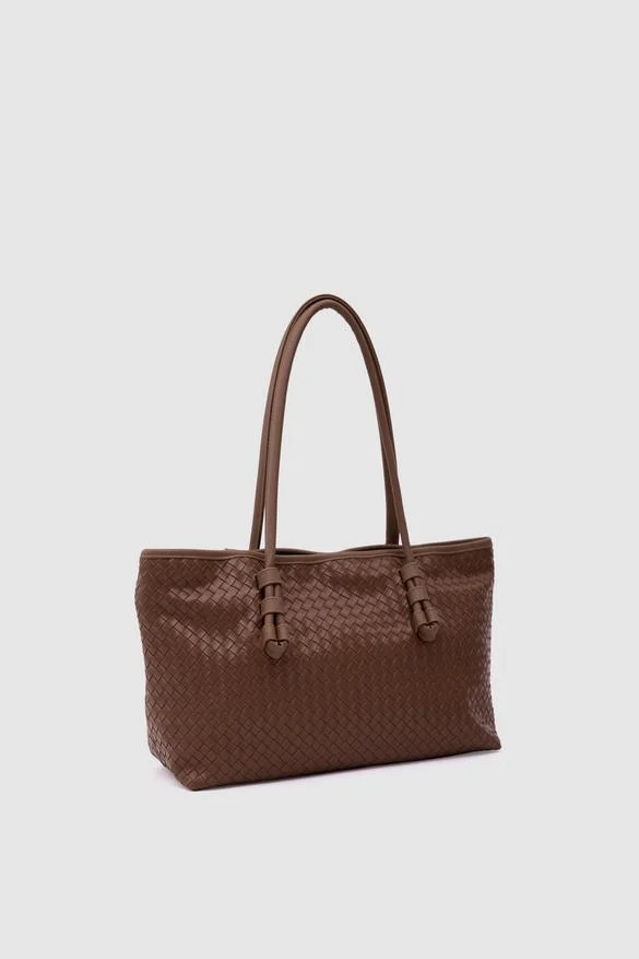 Faux Leather Shoulder Bag Faux Leather Shoulder Bag in tan
