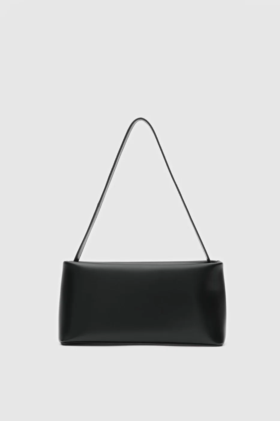 Faux leather baguette bag Faux leather baguette bag in black