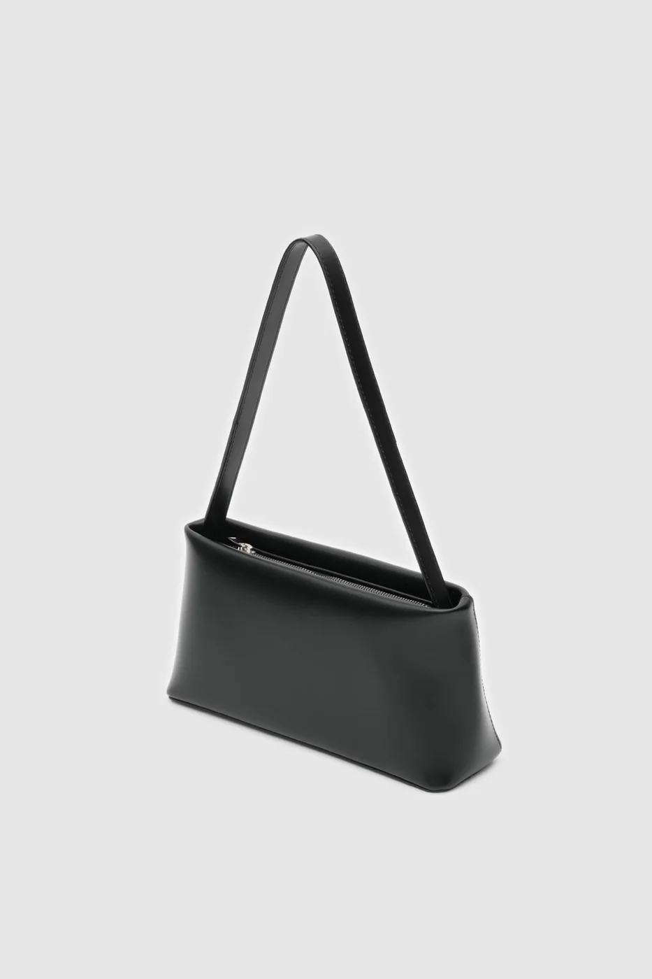 Faux leather baguette bag Faux leather baguette bag in black
