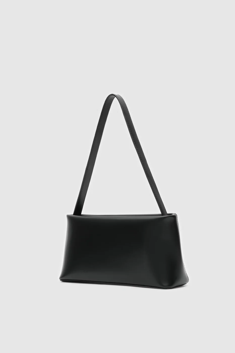 Faux leather baguette bag Faux leather baguette bag in black