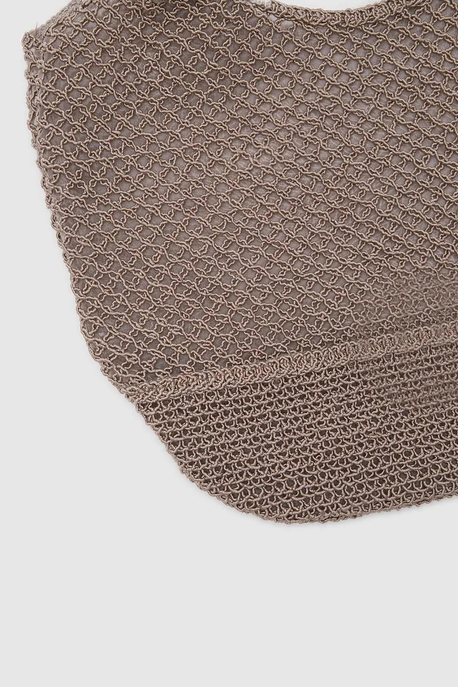 woven shoulder bag in beige