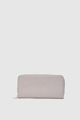 Faux leather wallet with stylish design