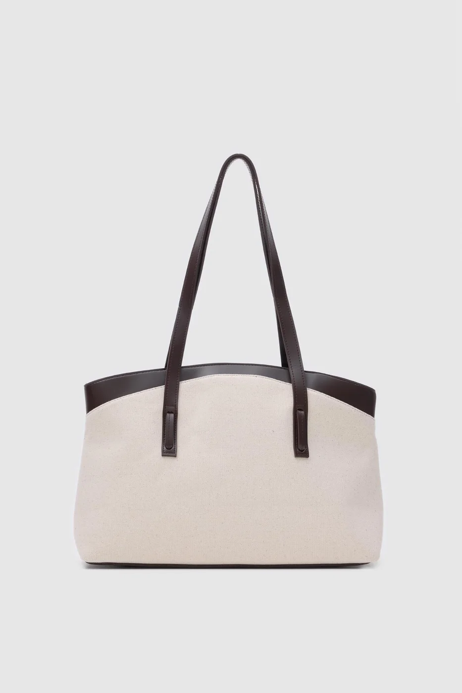 canvas tote bag for beach outings in brown
