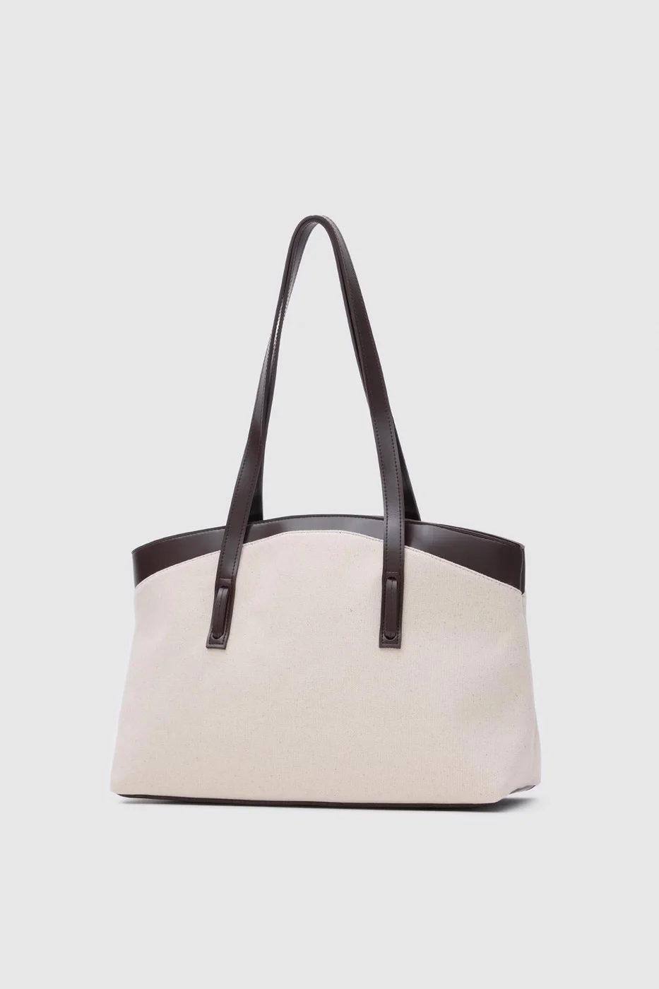 canvas tote bag for beach outings in brown