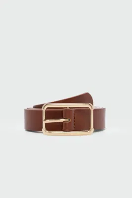 faux leather belt with buckle faux leather belt with buckle in tan
