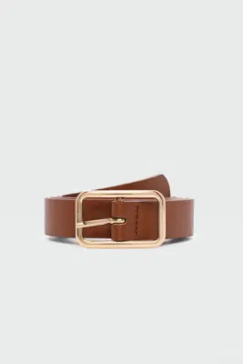 faux leather buckle belt faux leather buckle belt in tan