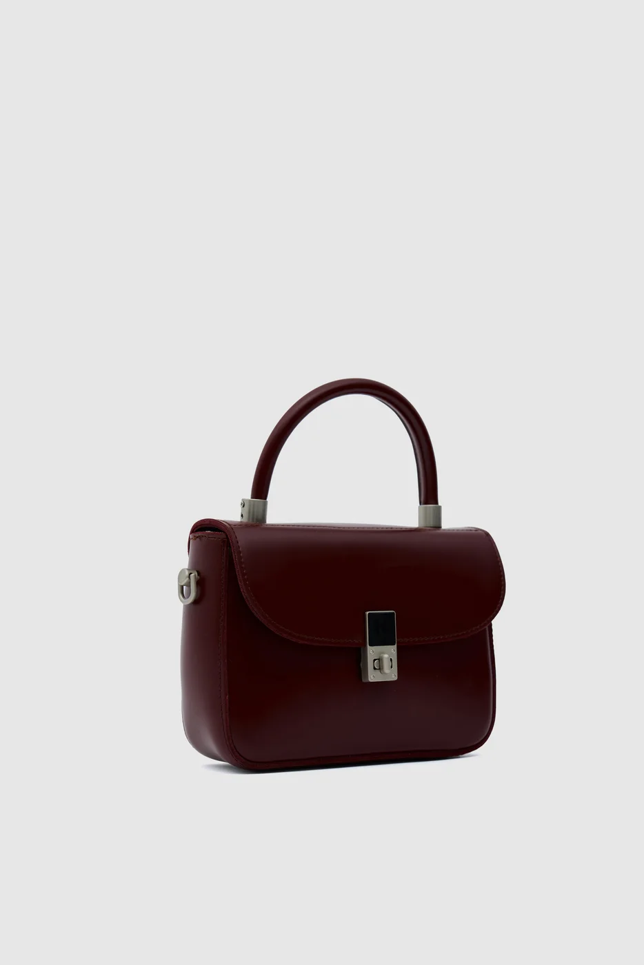 faux leather crossbody bag faux leather crossbody bag in burgundy