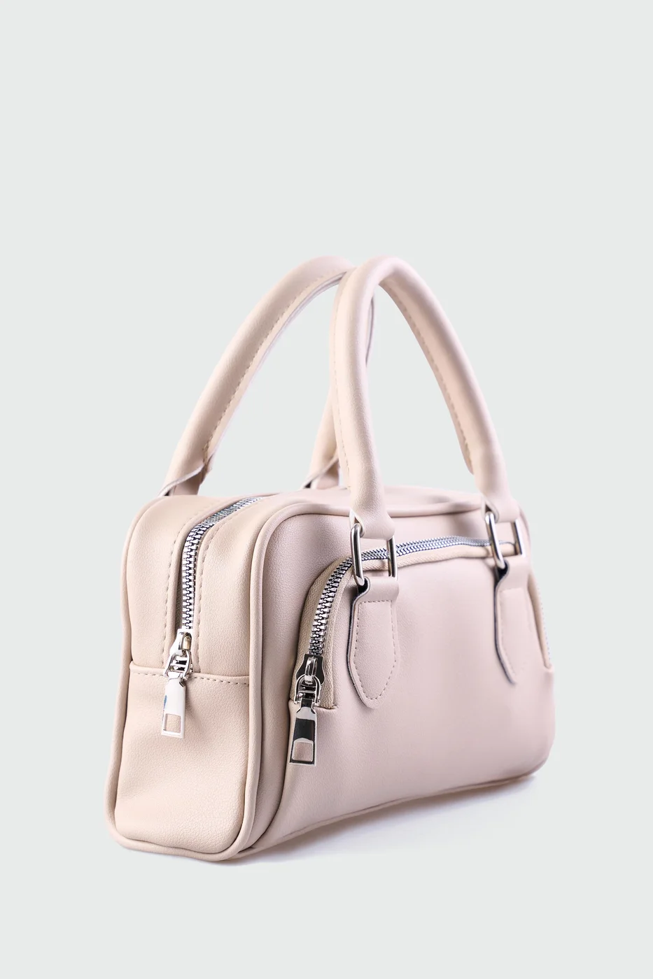 Faux leather crossbody bag Faux leather crossbody bag in beige