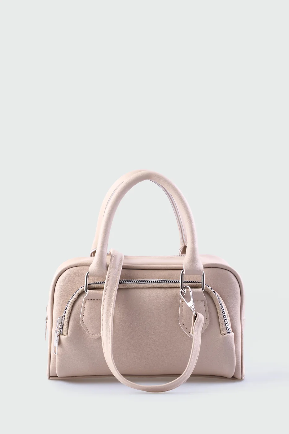 Faux leather crossbody bag Faux leather crossbody bag in beige