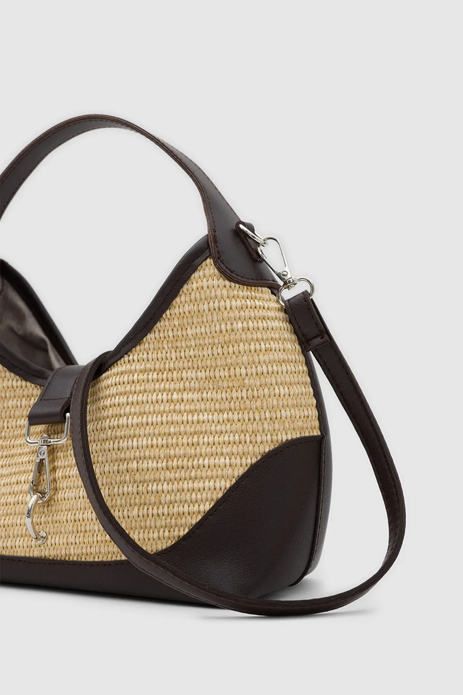 Faux leather crossbody bag for everyday use