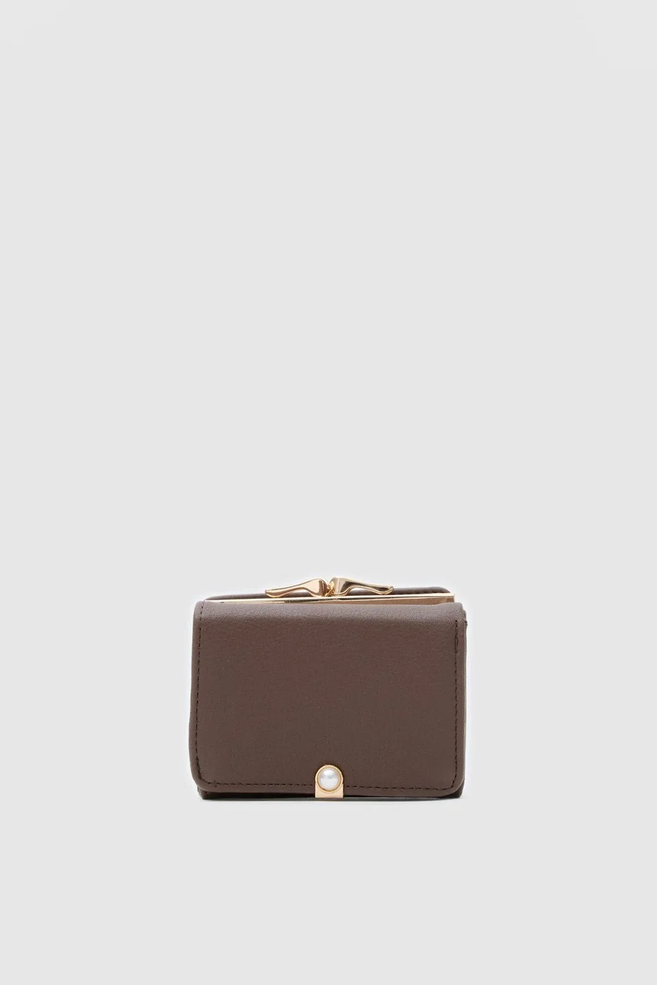 Faux leather wallet for women Faux leather wallet for women in brown