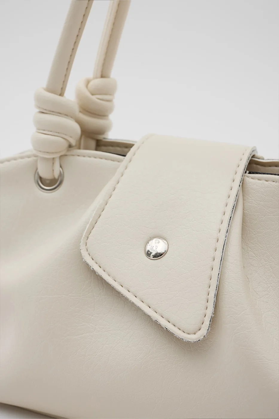 Faux Leather Crossbody Bag Faux Leather Crossbody Bag in cream