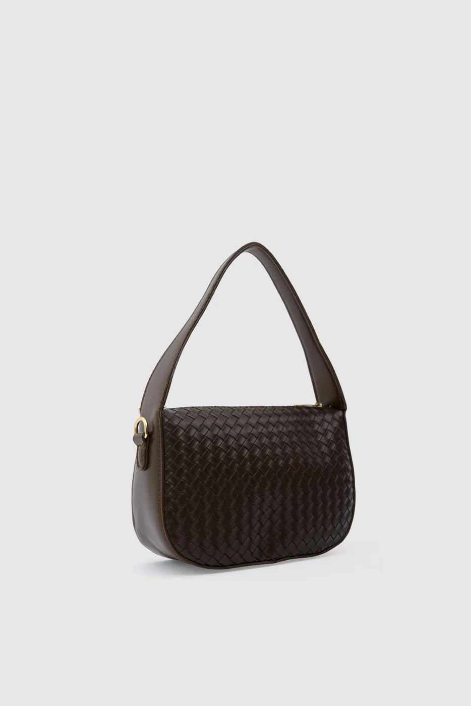 Faux leather baguette bag Faux leather baguette bag in brown