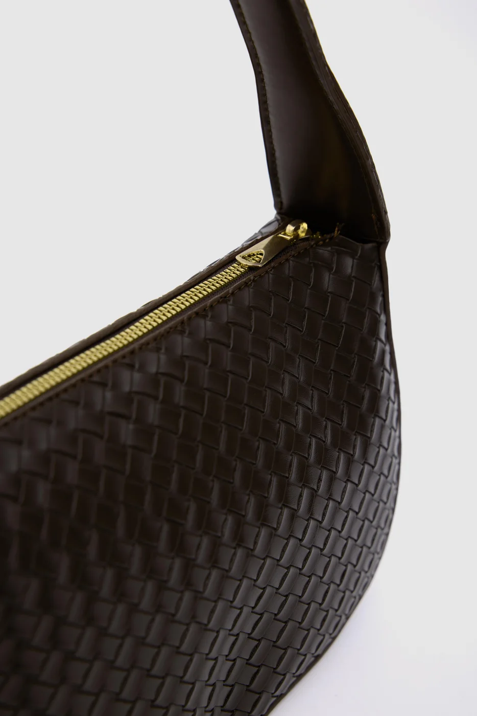 Faux leather baguette bag Faux leather baguette bag in brown