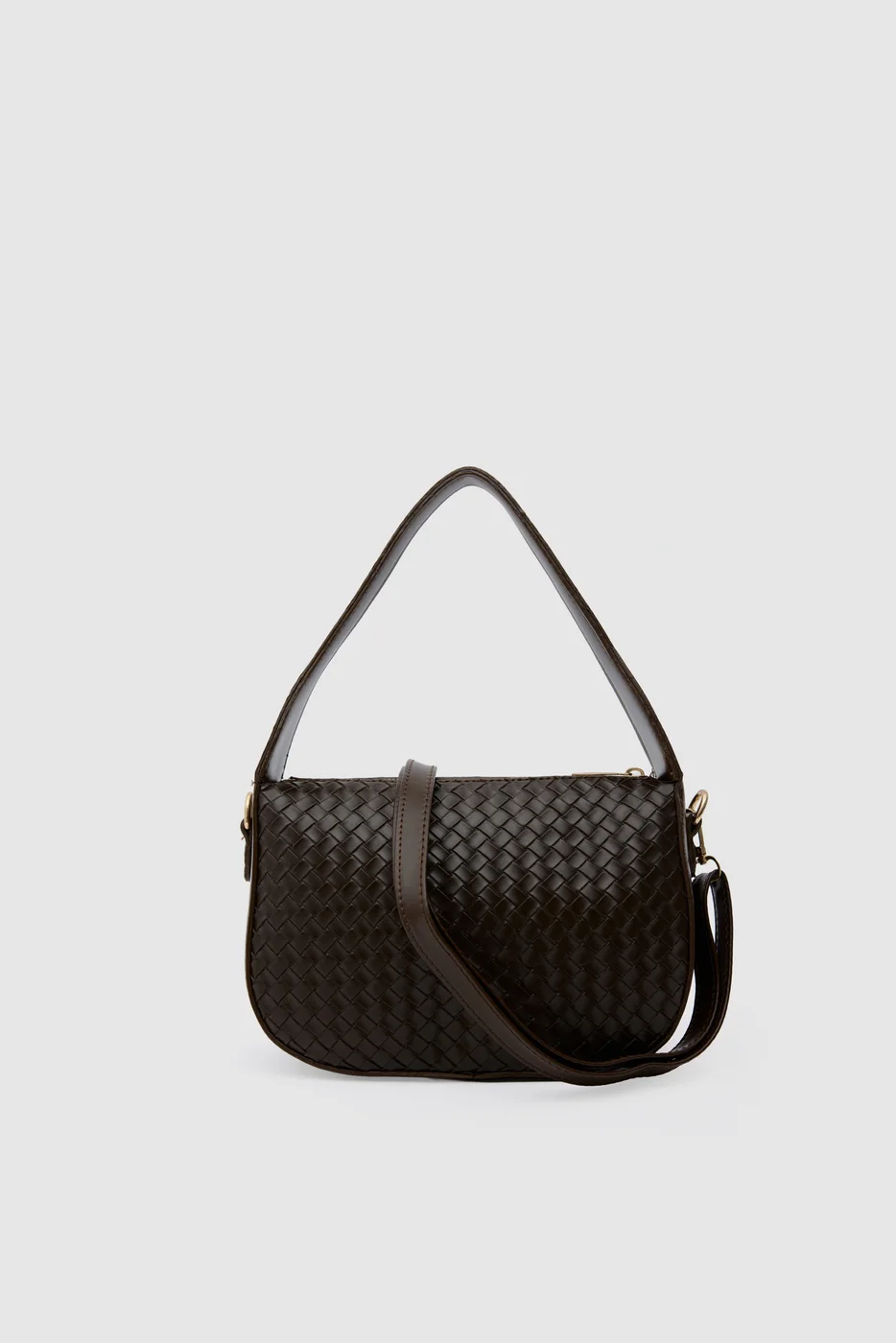 Faux leather baguette bag Faux leather baguette bag in brown