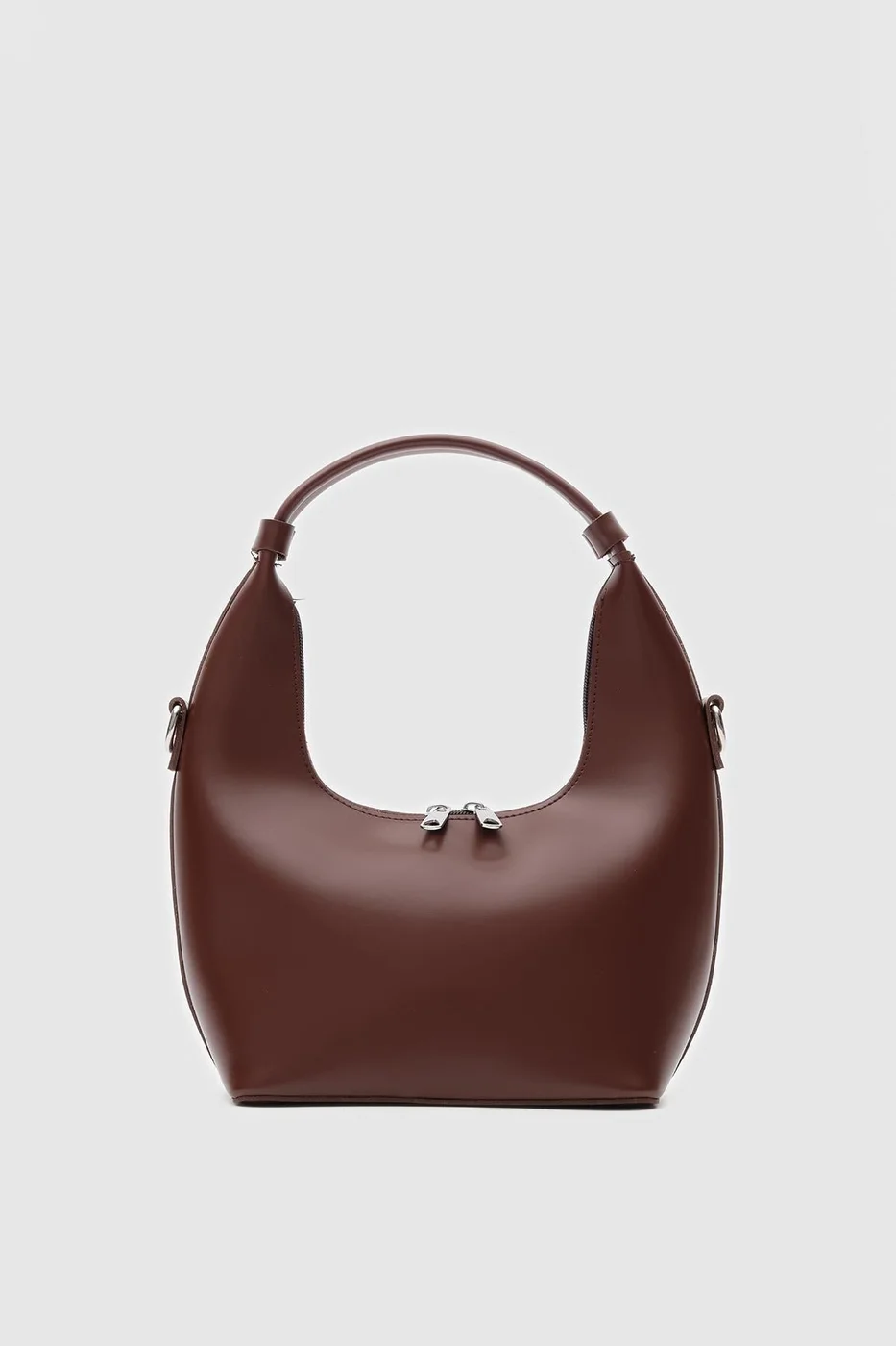 faux leather crossbody bag faux leather crossbody bag in hazelnut