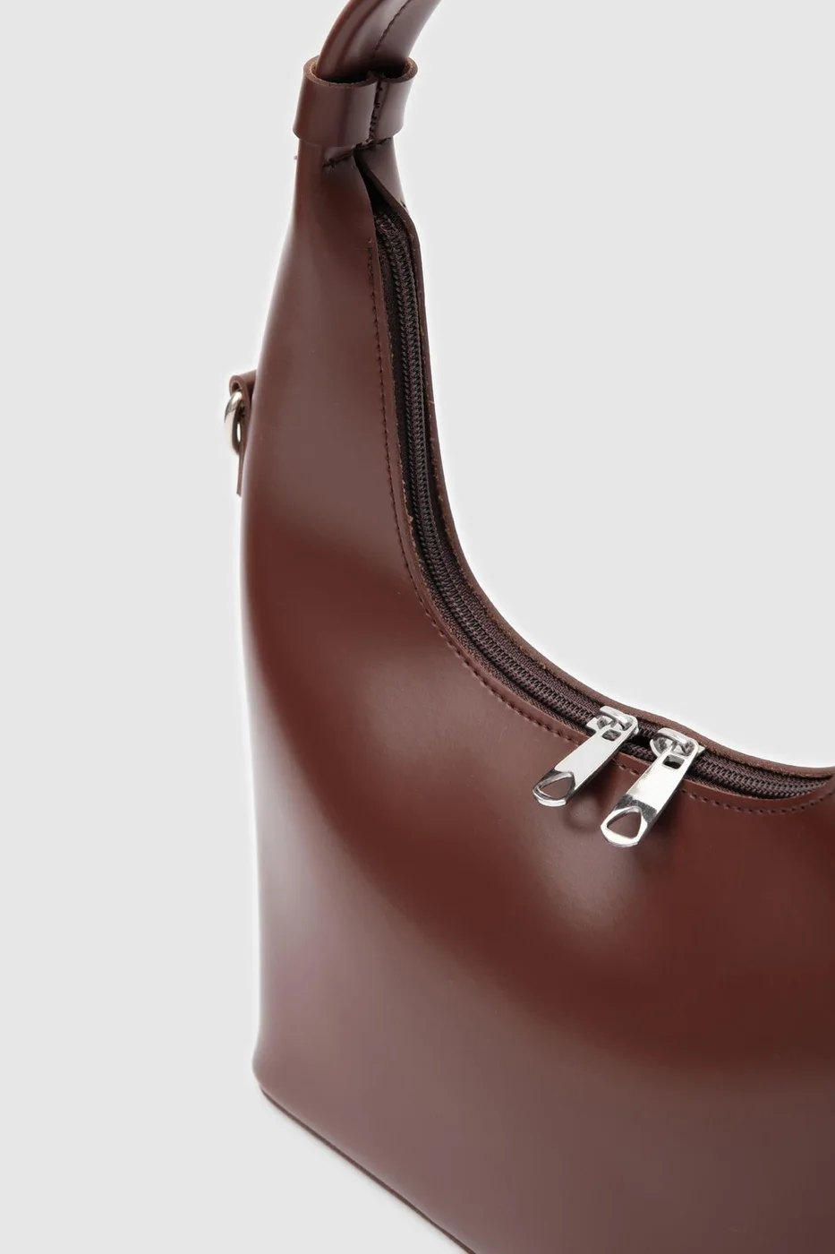 faux leather crossbody bag faux leather crossbody bag in hazelnut