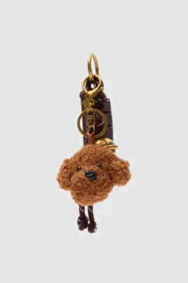 Dog and Chocolate Figurine Bag Charm