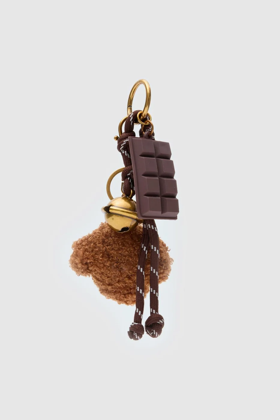 Dog and Chocolate Figurine Bag Charm Dog and Chocolate Figurine Bag Charm