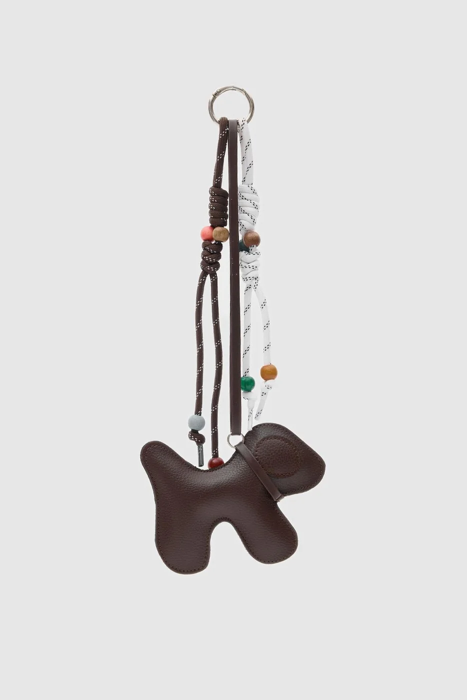 Dog Bag Charm in dark brown