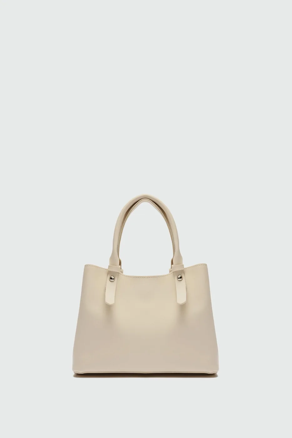 Faux leather shoulder bag Faux leather shoulder bag in beige