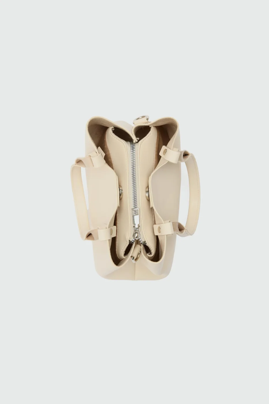 Faux leather shoulder bag Faux leather shoulder bag in beige