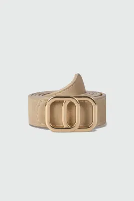 faux leather belt faux leather belt in cream