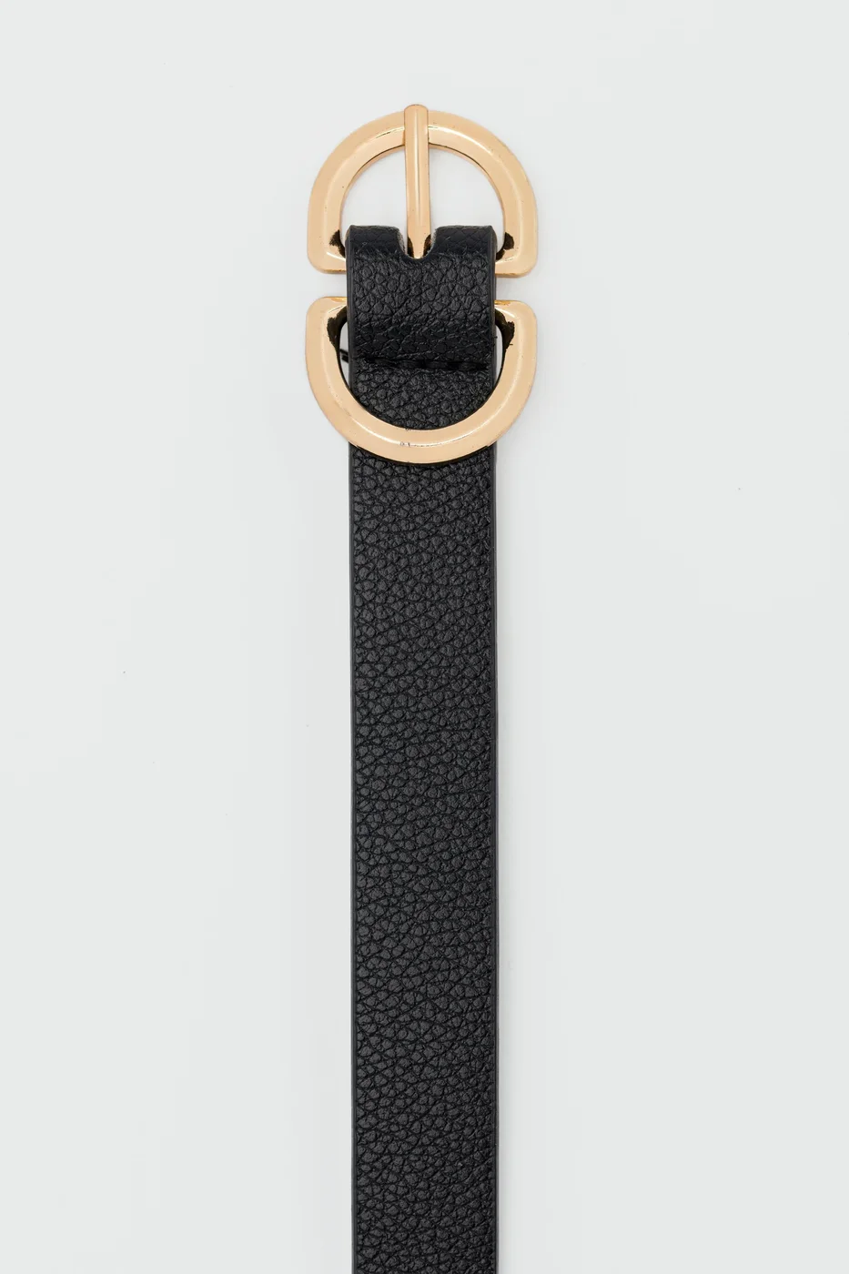 faux leather belt faux leather belt in black