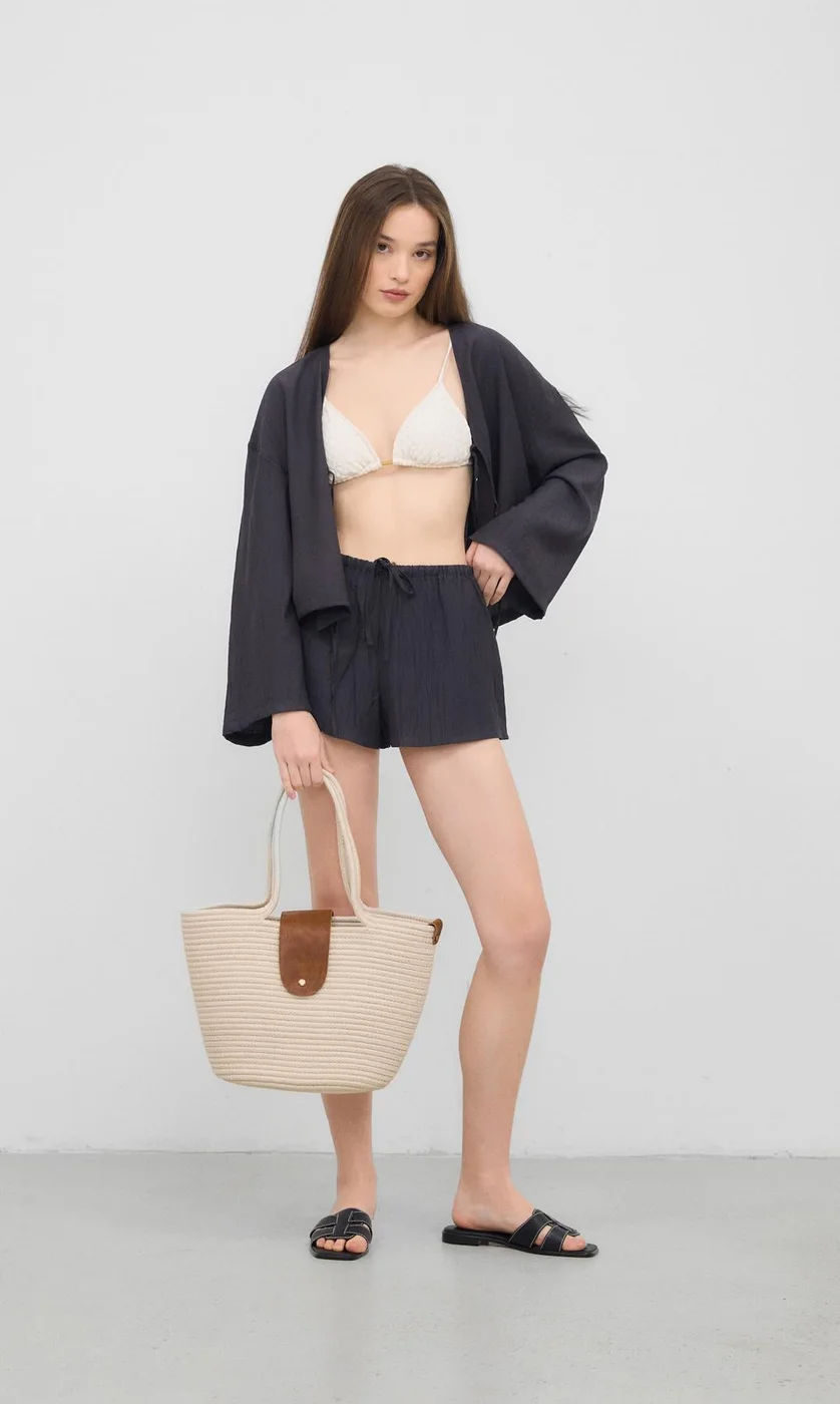 straw tote bag straw tote bag in cream